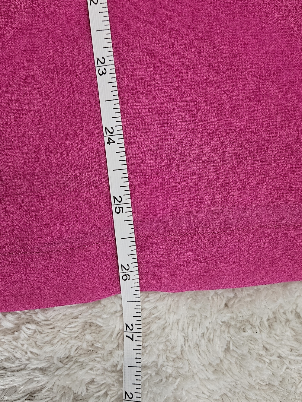 NEW Fuchsia Short Sleeve Top Size M Pink Magenta Sequins Oversized Lightweight - Picture 6 of 8